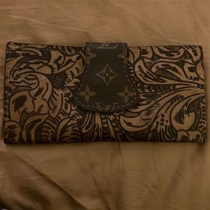 NWT up-cycled Louis Vuitton wallet from keep it gypsy